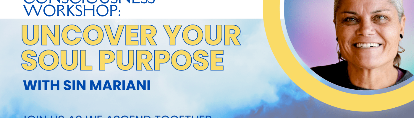 Marketing image for ELEVATE workshops, what is my soul purpose.